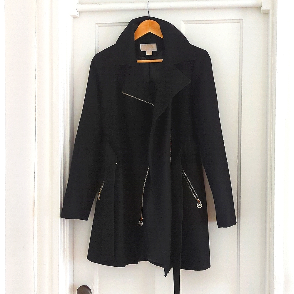 Michael Kors asymmetrical peacoat